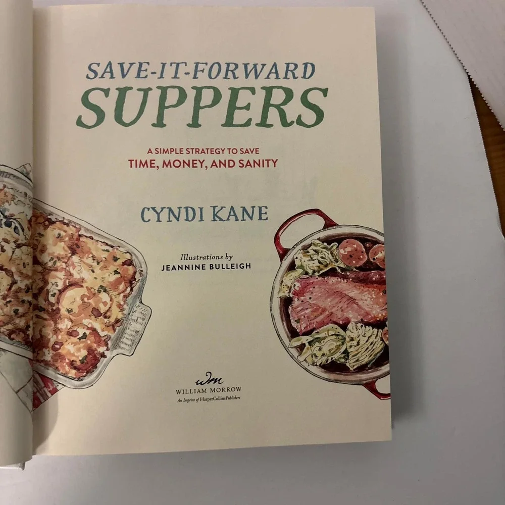 Save-It-Forward Suppers Cyndi Kane Hyacinth Hardcover Pioneer Woman Cookbook